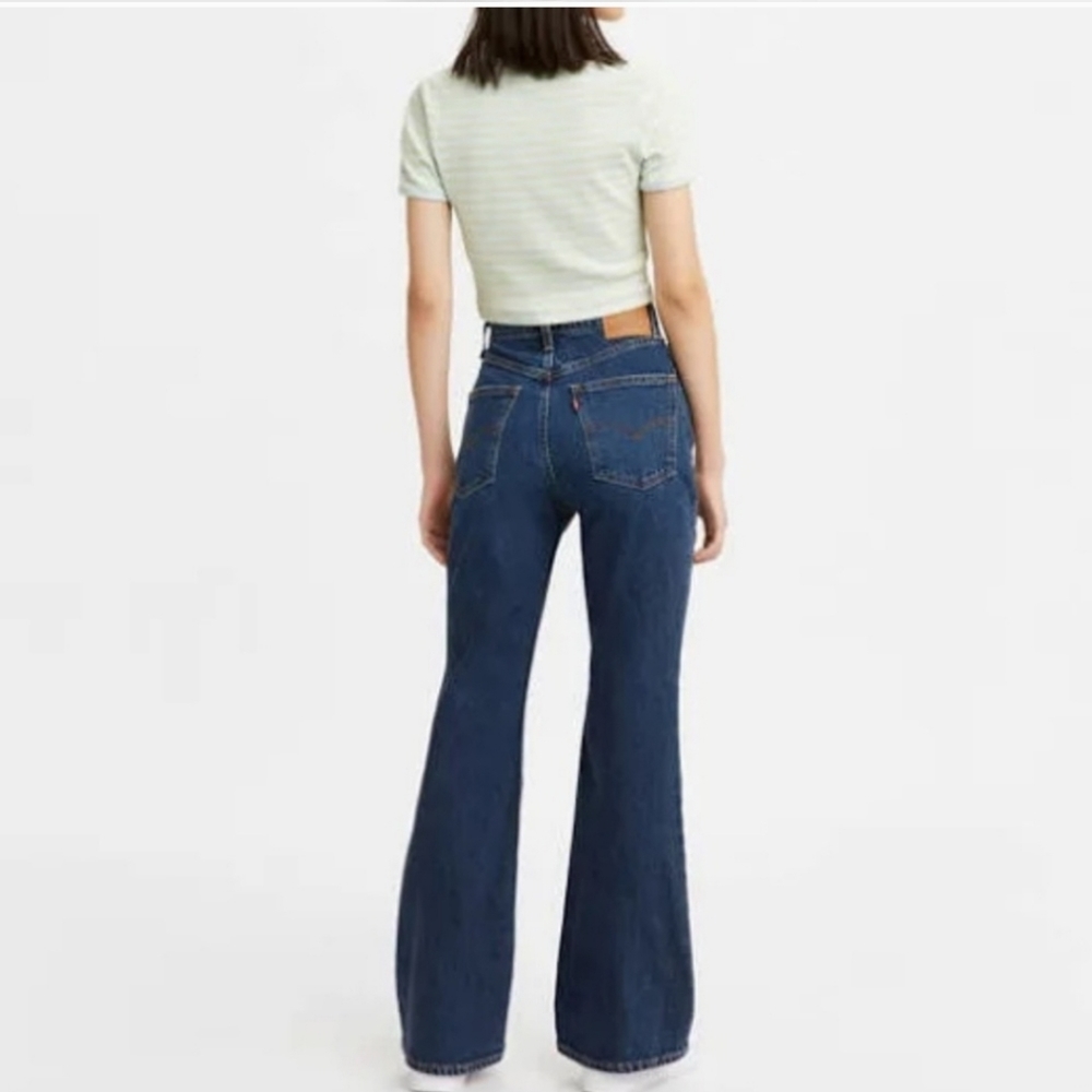 Levi's Premium 70's High Rise Flare Women's Jeans - Sonoma Train 27 x 32
